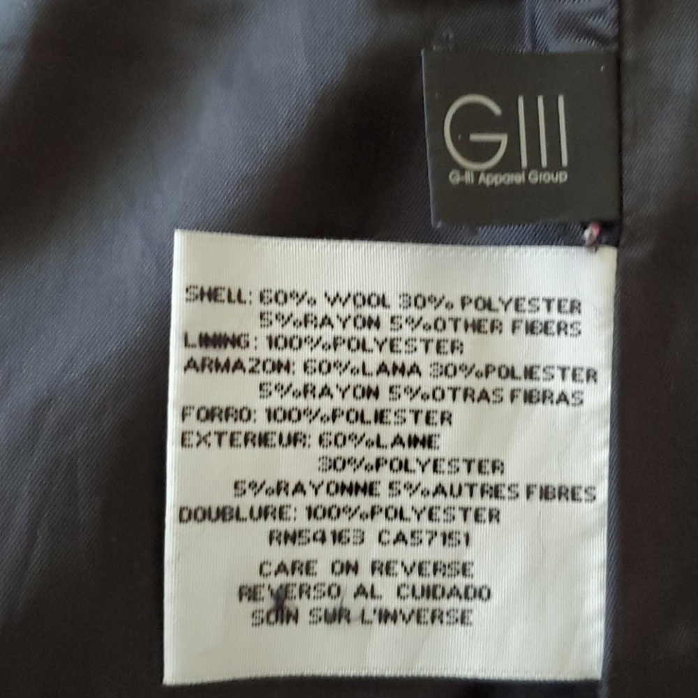 Kenneth Cole wool coat - Picture 5 of 7